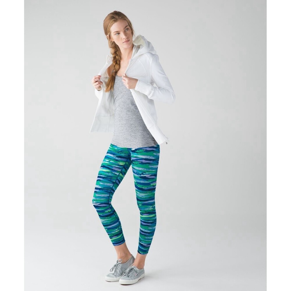 Lululemon Wunder Under Pant Hi Rise CSXZ Yoga Gym Size 2